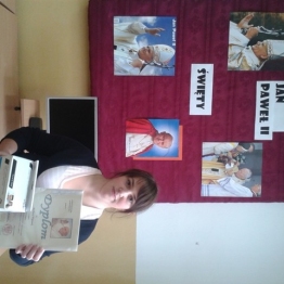 III miejsce w powiecie dla Barbary Wypasek za prezentację multimedialną