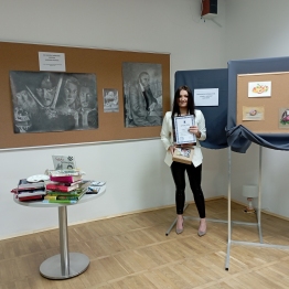 Wiktoria laureatką Ogólnopolskiego Konkursu Plastycznego Portret Marii Grzegorzewskiej