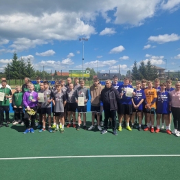 Turniej w piłkę nożną halową o Puchar Dyrektora ZSCKR im. Jana Pawła II w Brzostku